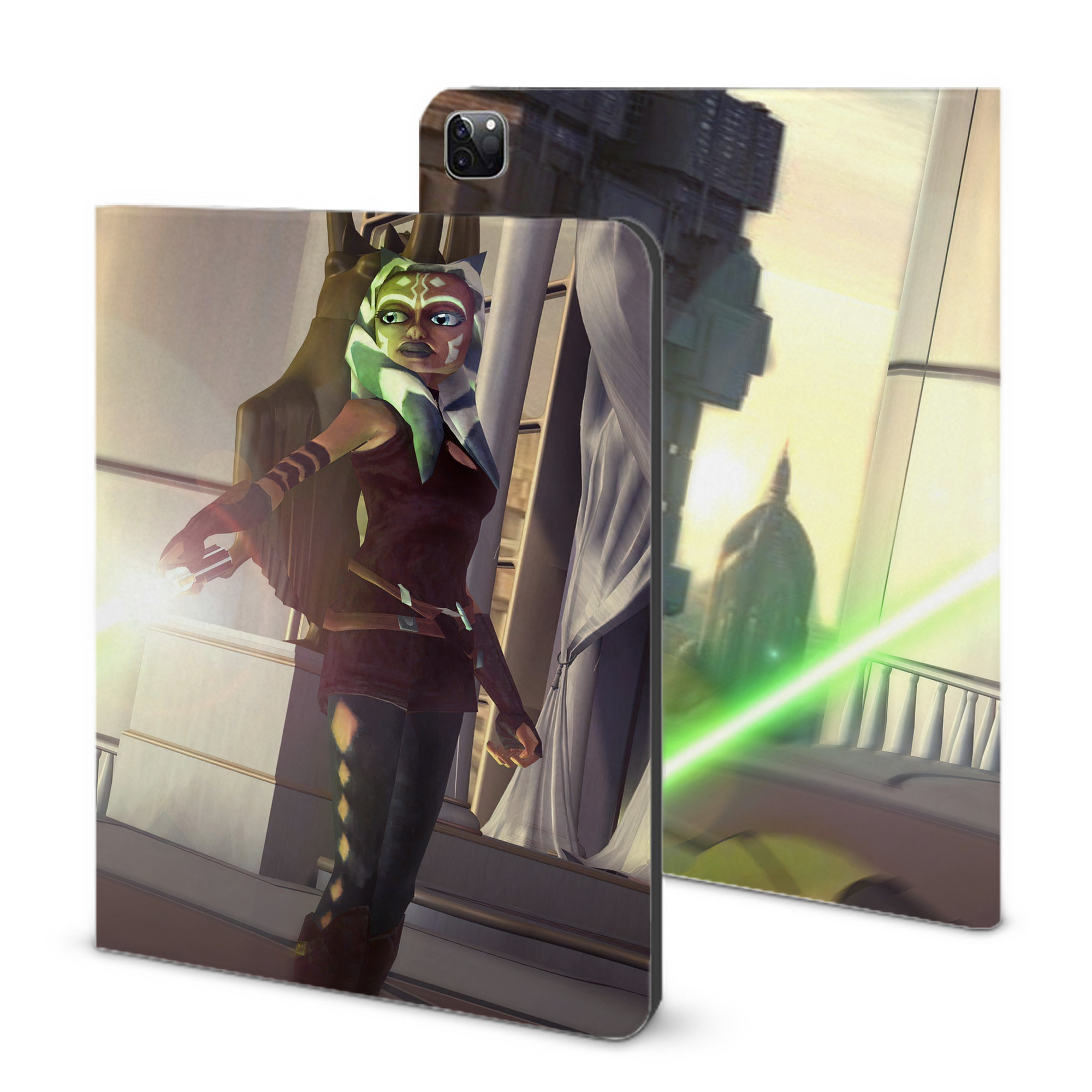 （画像用） スター・ウォーズ Star Wars IPad ケース ブック型 PUレザー TPU 耐衝撃 軽量 薄型 ペン収納なし 全面保護 IPad 各モデル対応